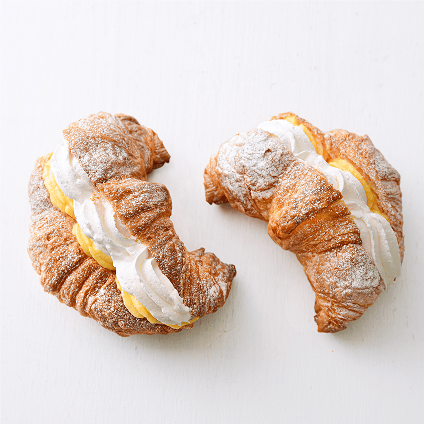 クリームクロワッサン ホイップ カスタード ず っと 幸せなひととき